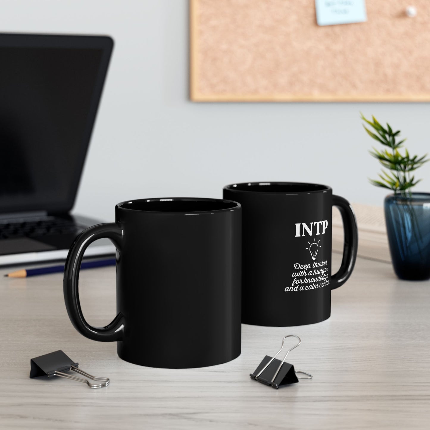 INTP Black Mug - 11oz