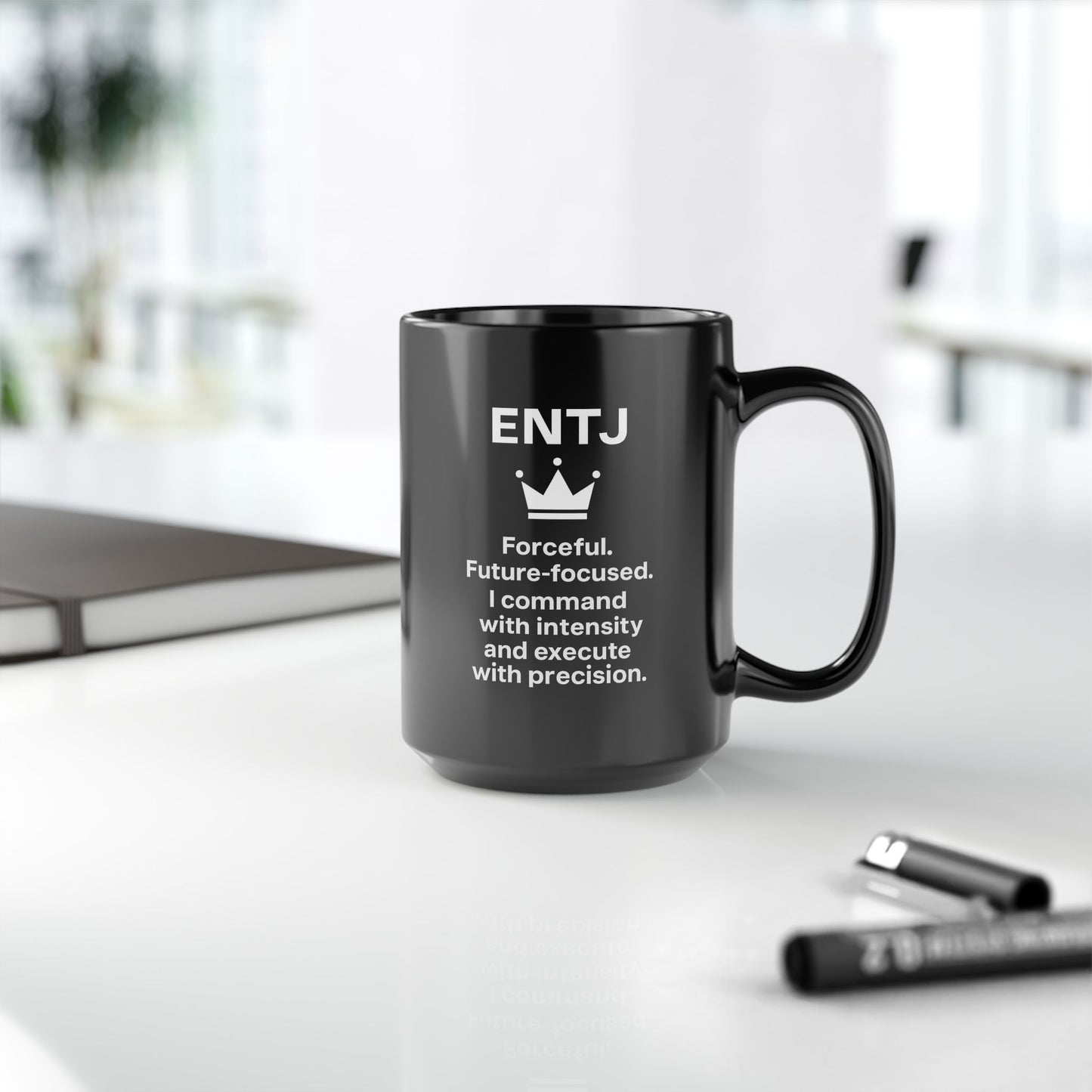 ENTJ Black Mug - 15oz