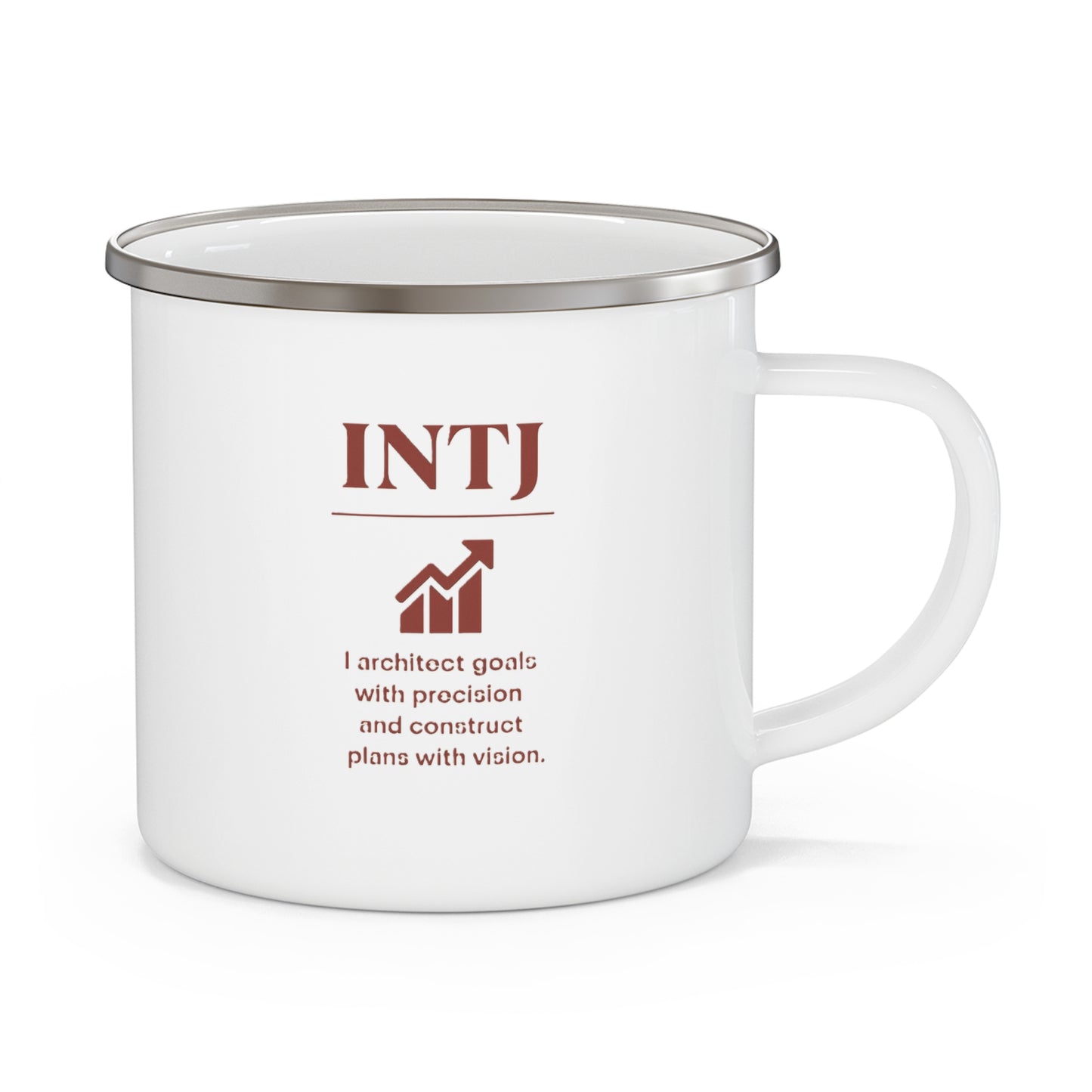 INTJ Enamel Camping Mug - 12oz