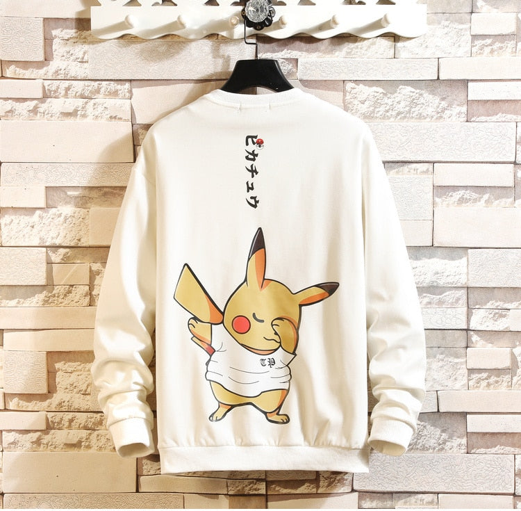 5XL Anime Hoodies Men Black Hooded Japanese Style Cartoon Sweatshirt Mens Hip Hop Brown Causal Hoodiee No Xxxtentacion Loose-3