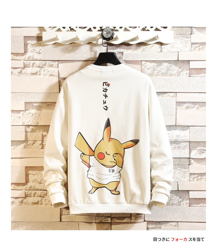 5XL Anime Hoodies Men Black Hooded Japanese Style Cartoon Sweatshirt Mens Hip Hop Brown Causal Hoodiee No Xxxtentacion Loose-0
