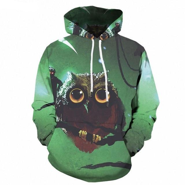 Men Abstract Graffiti 3D Print Colorful Hoodies-5