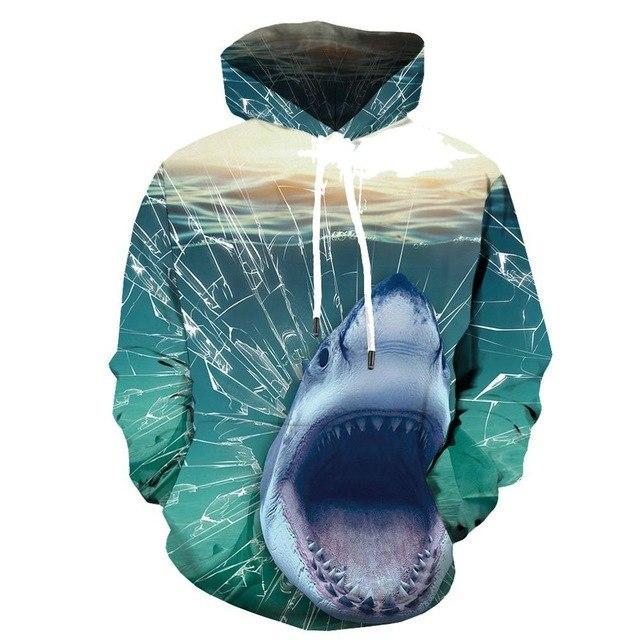 Men Abstract Graffiti 3D Print Colorful Hoodies-8