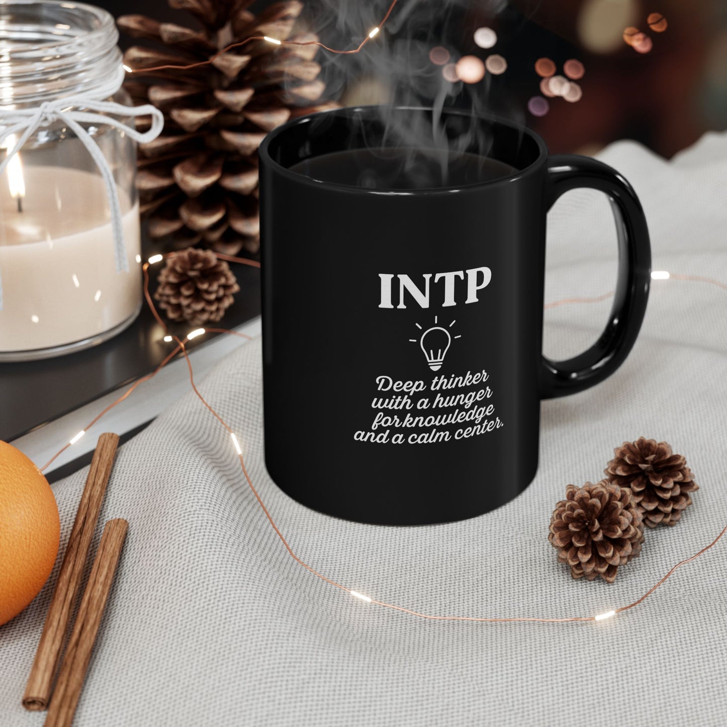INTP Black Mug - 11oz