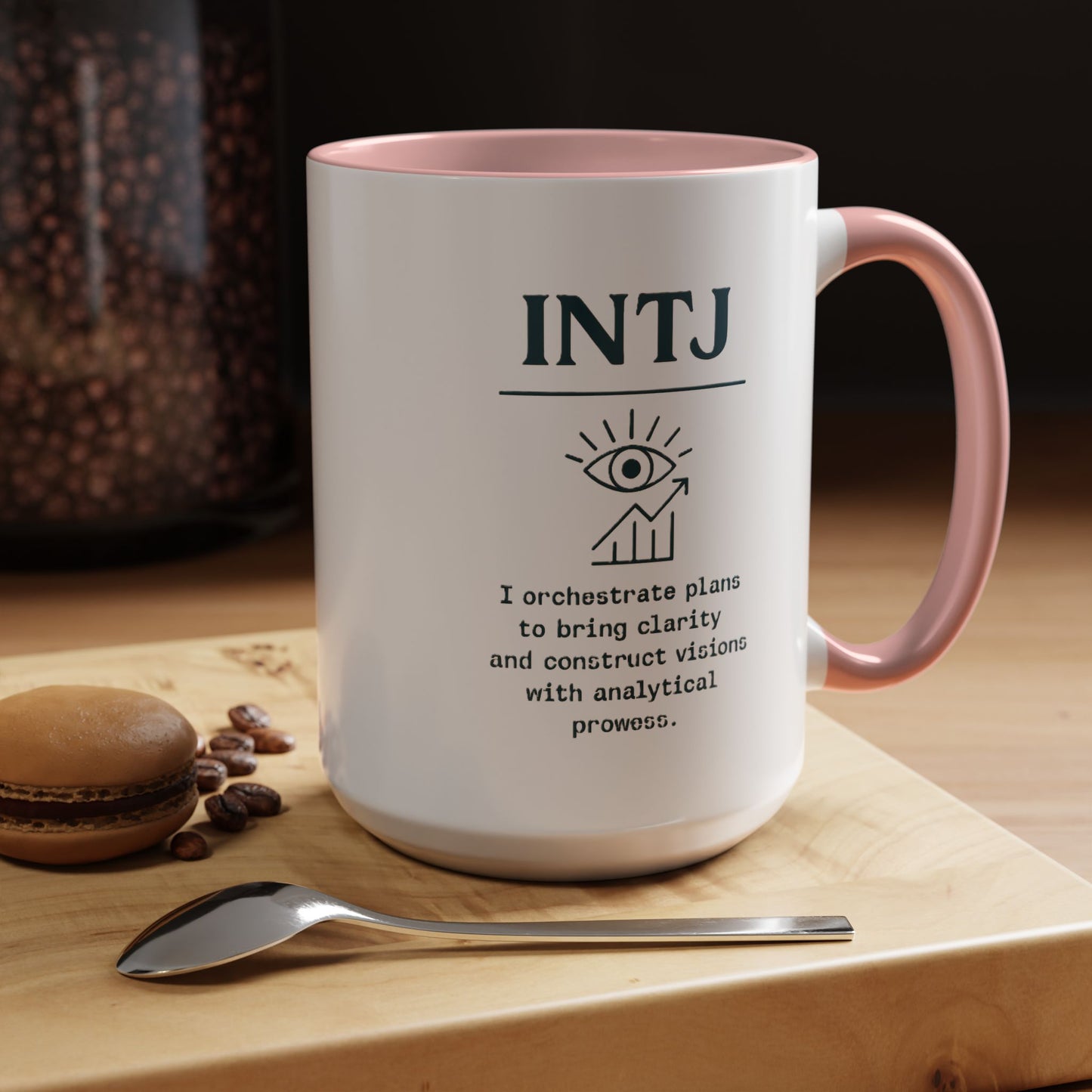 INTJ Accent Coffee Mug - 15oz