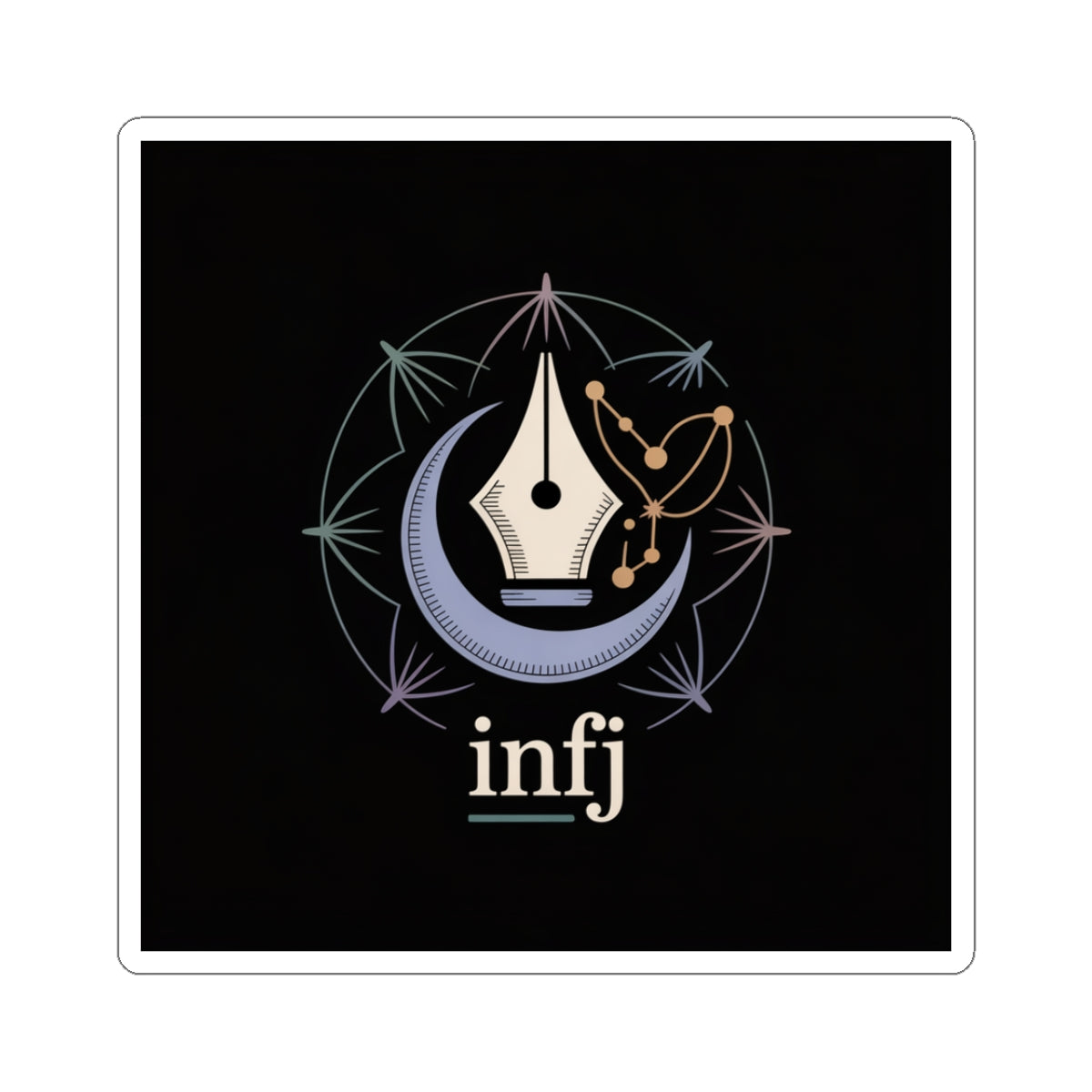 INFJ Kiss-Cut Sticker