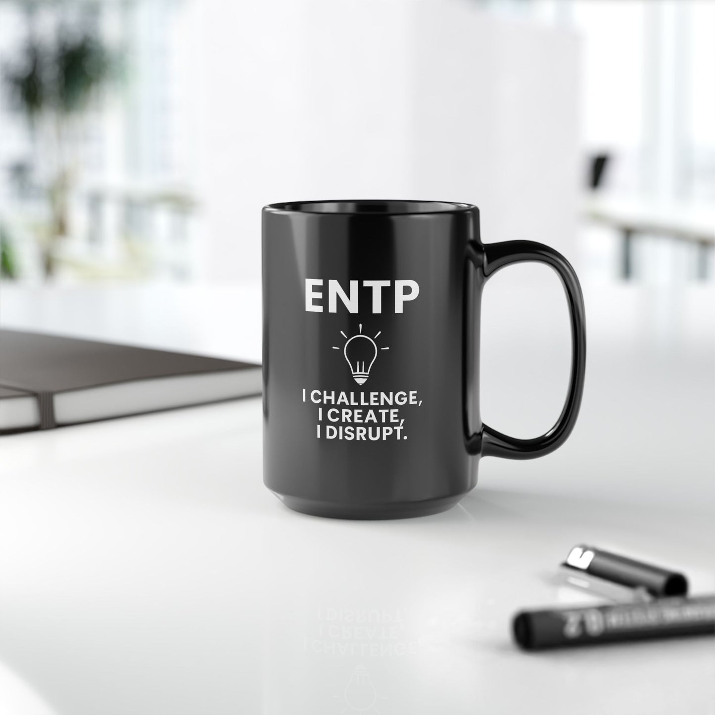 ENTP Black Mug - 15oz