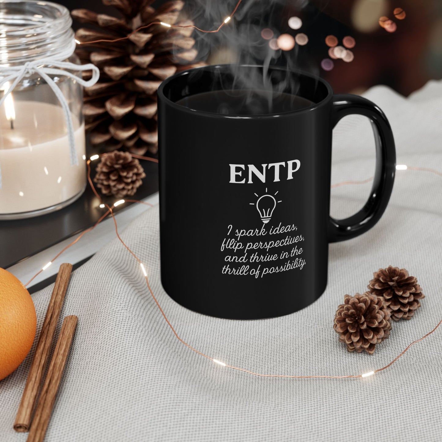 ENTP Black Mug - 11oz
