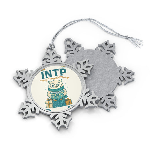 INTP Pewter Snowflake Ornament