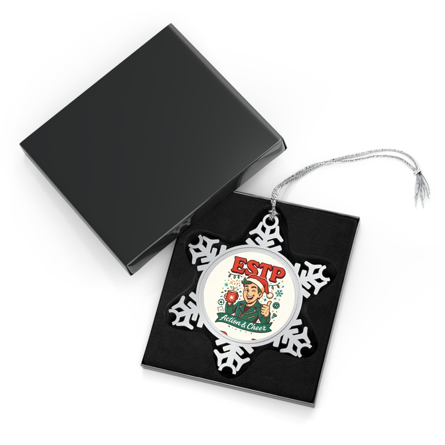 ESTP Pewter Snowflake Ornament