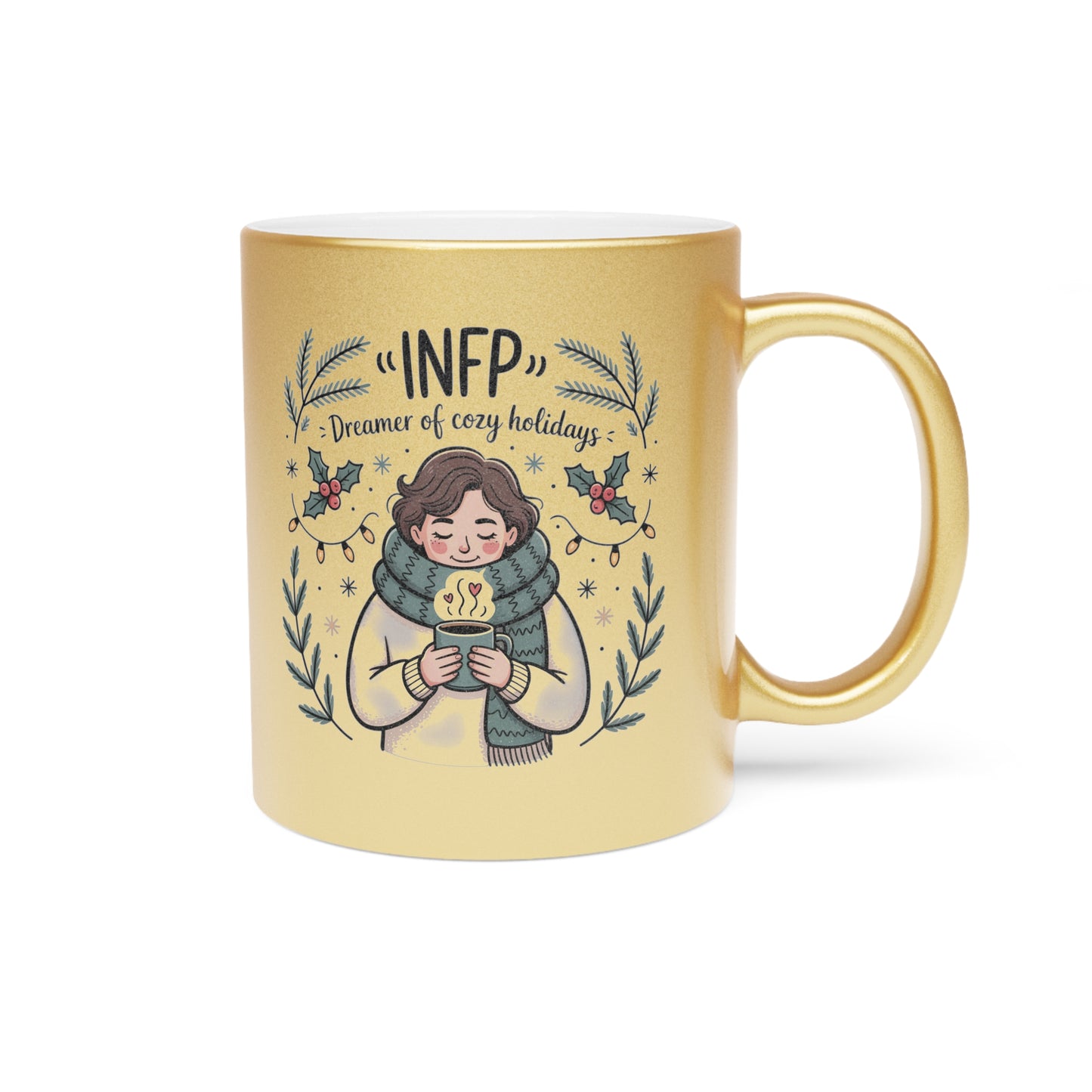INFP Festive Metallica Holiday Mug - 11oz