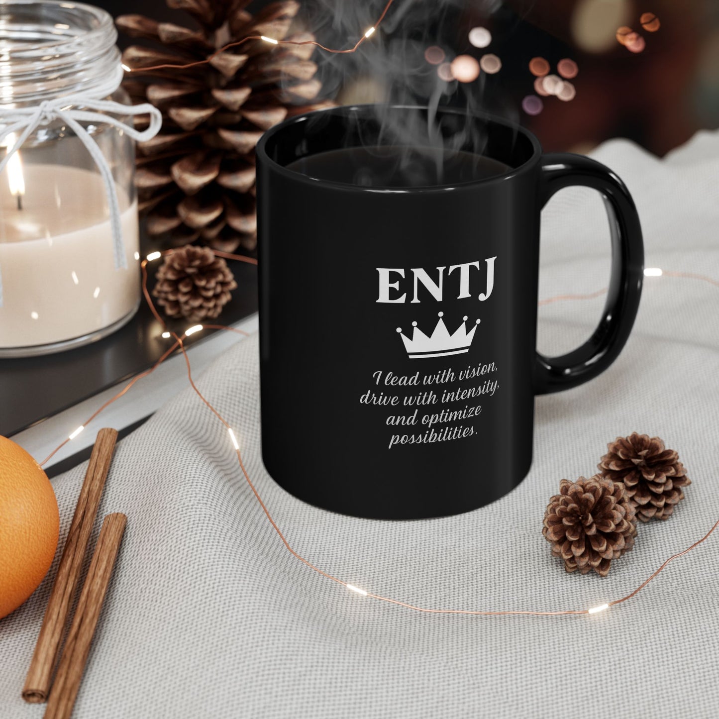ENTJ Black Mug - 11oz