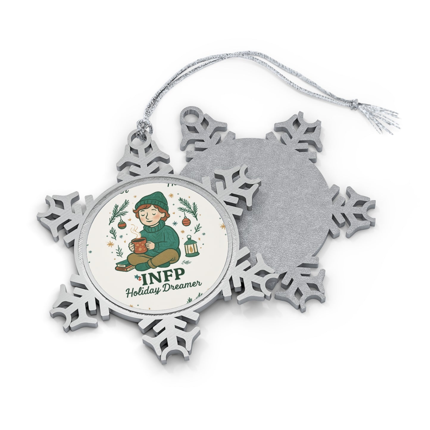 INFP Pewter Snowflake Ornament