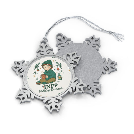 INFP Pewter Snowflake Ornament