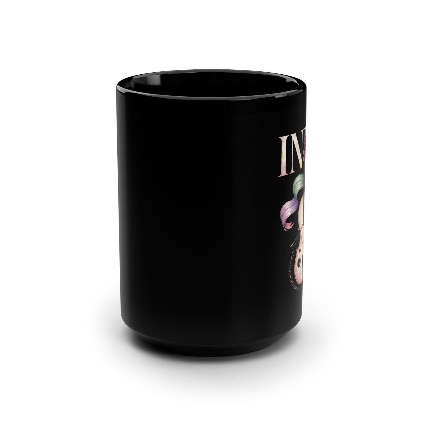 INFP Music Lover Black Mug - 15oz