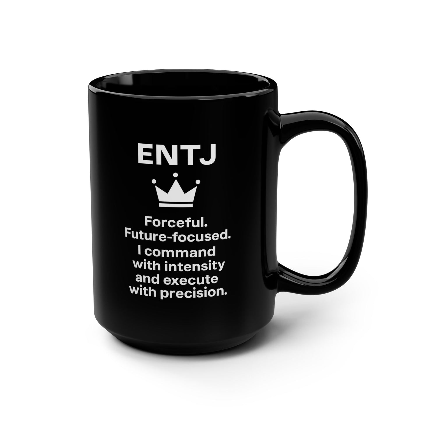 ENTJ Black Mug - 15oz