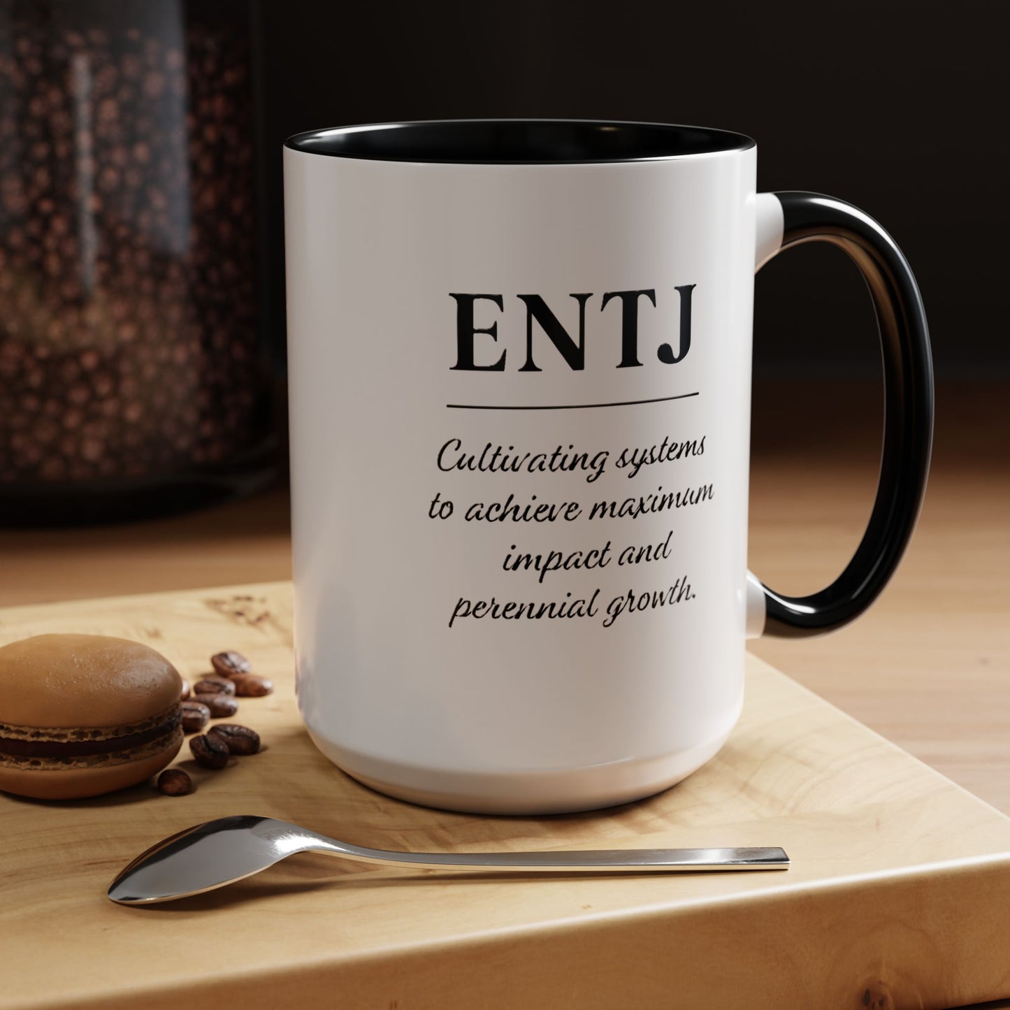 ENTJ Accent Coffee Mug - 15oz