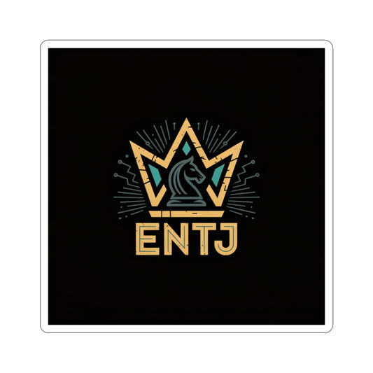 ENTJ Crown Kiss-Cut Sticker