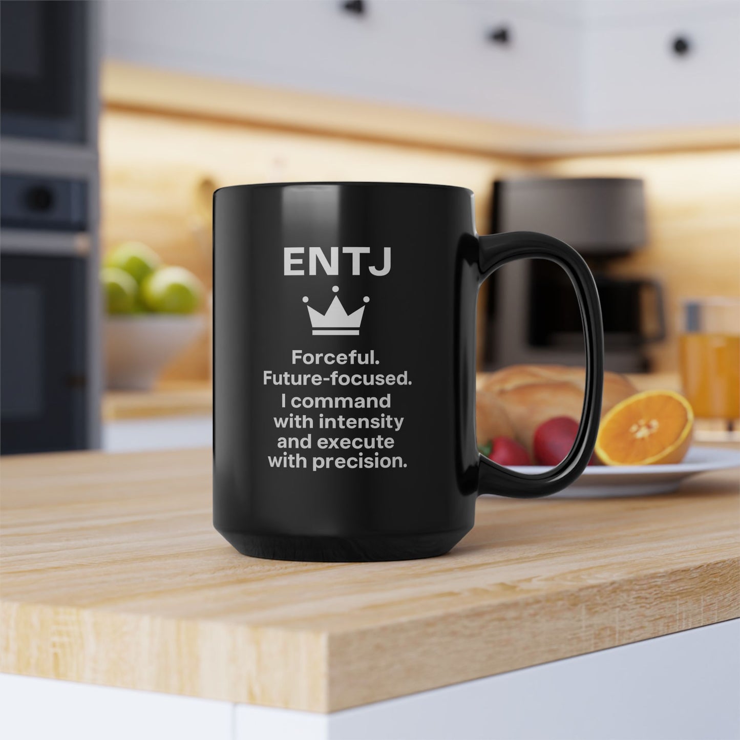 ENTJ Black Mug - 15oz