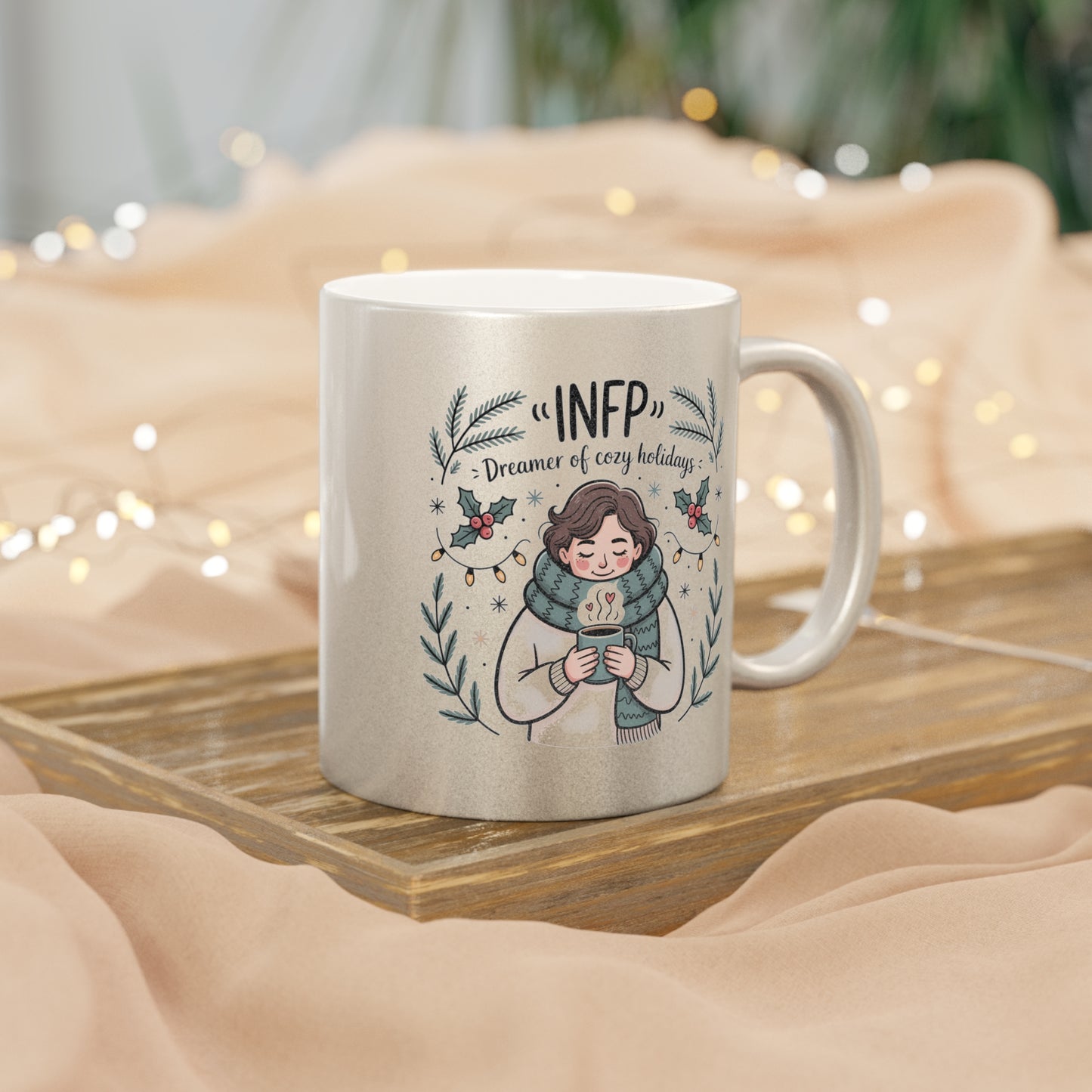 INFP Festive Metallica Holiday Mug - 11oz