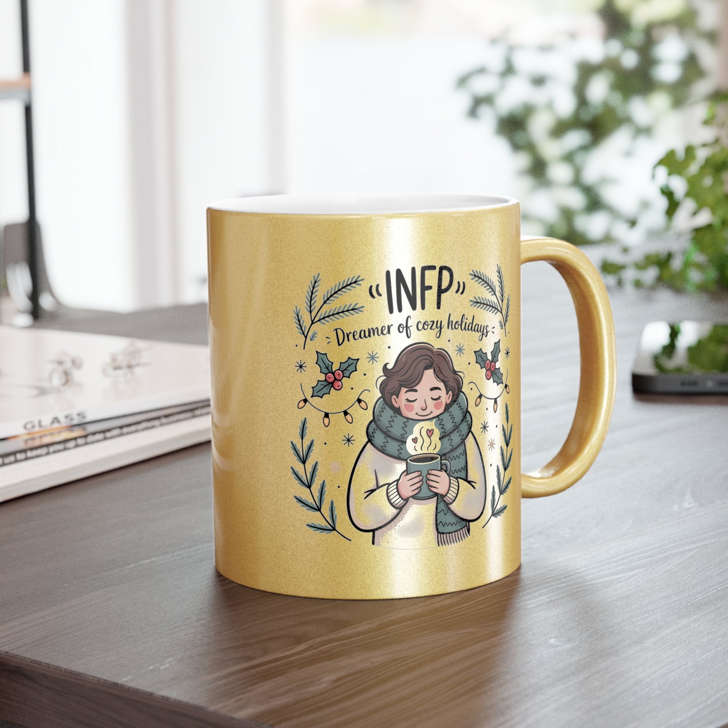 INFP Festive Metallica Holiday Mug - 11oz