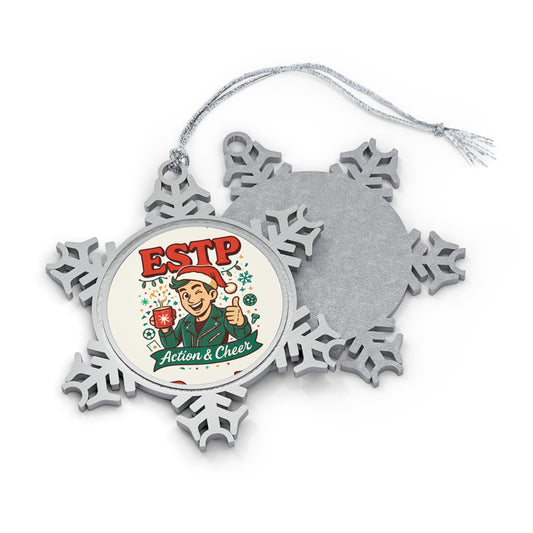 ESTP Pewter Snowflake Ornament