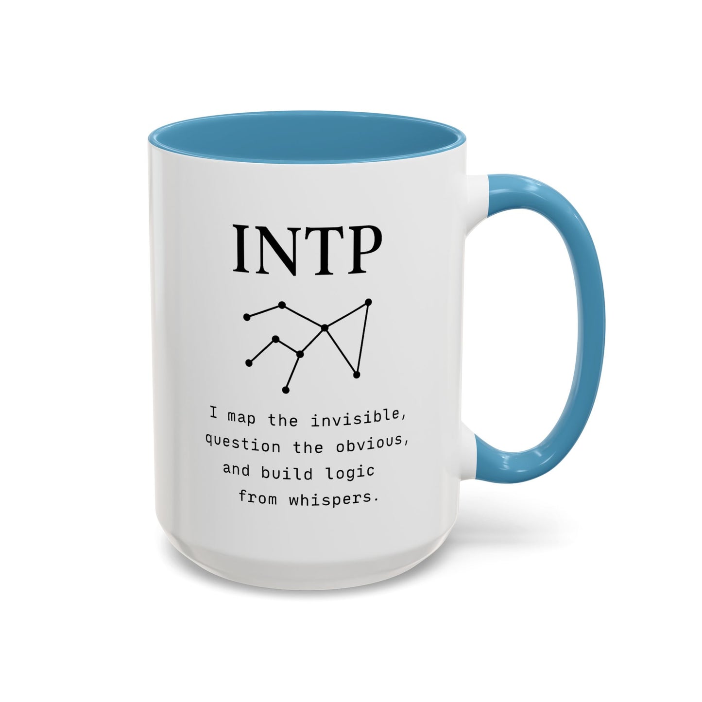INTP Accent Mug – Guided by Stars, Fueled by Solitude