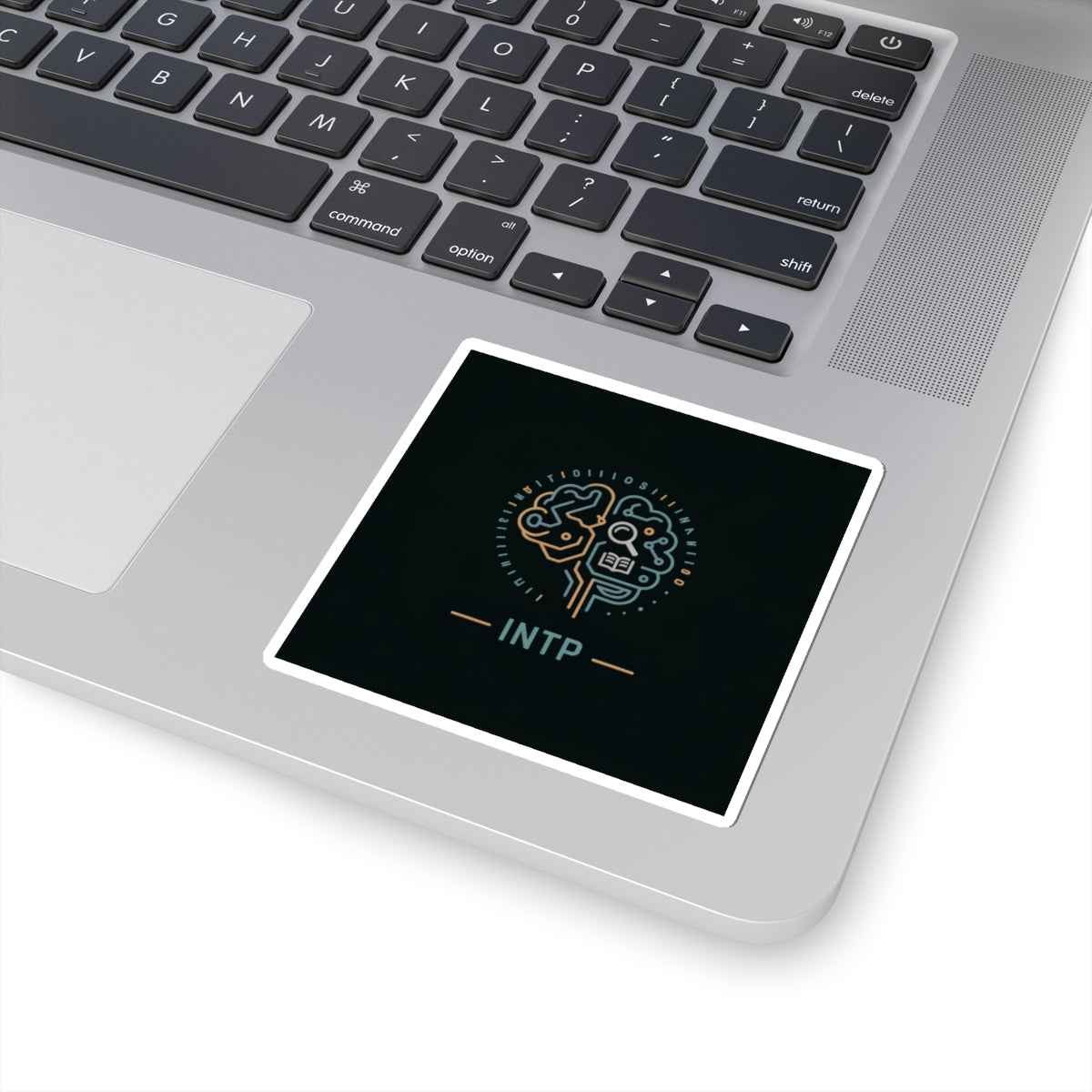 INTP Brain Design Kiss-Cut Sticker for Creative Minds