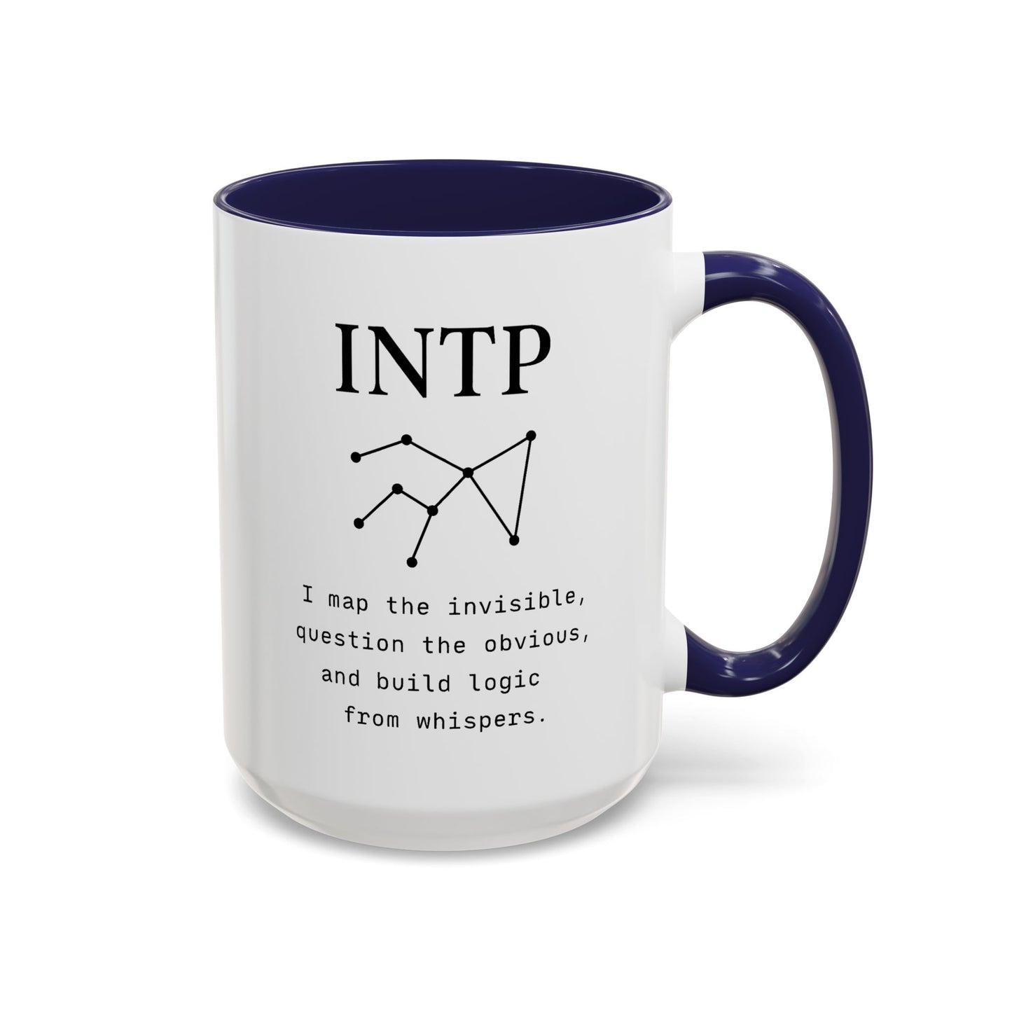 INTP Accent Mug – Guided by Stars, Fueled by Solitude
