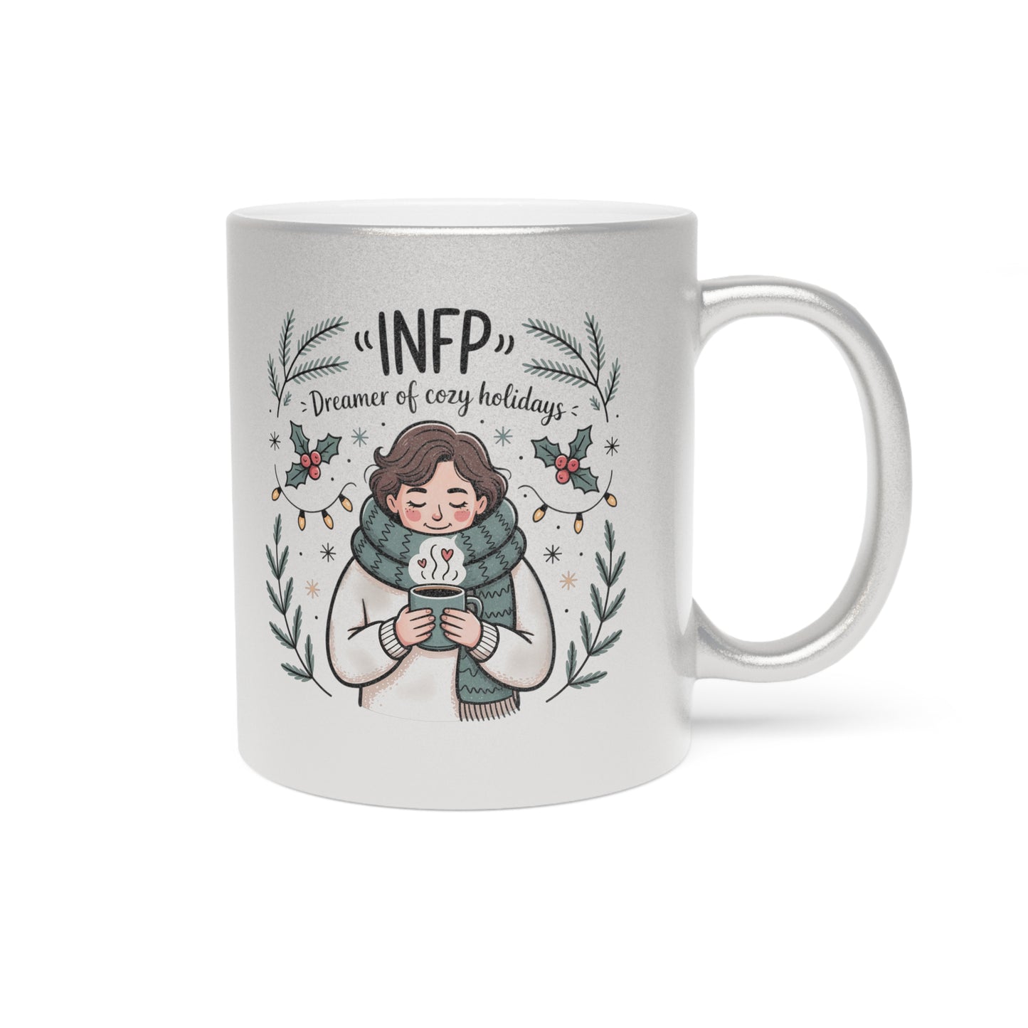 INFP Festive Metallica Holiday Mug - 11oz