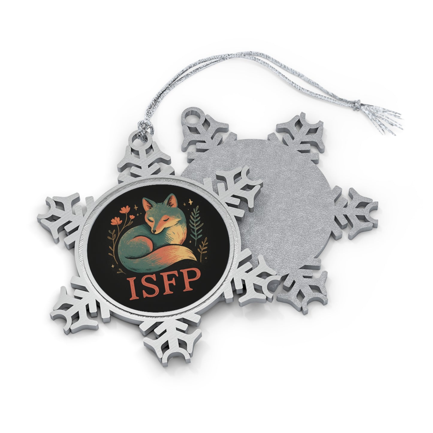 ISFP Pewter Snowflake Ornament