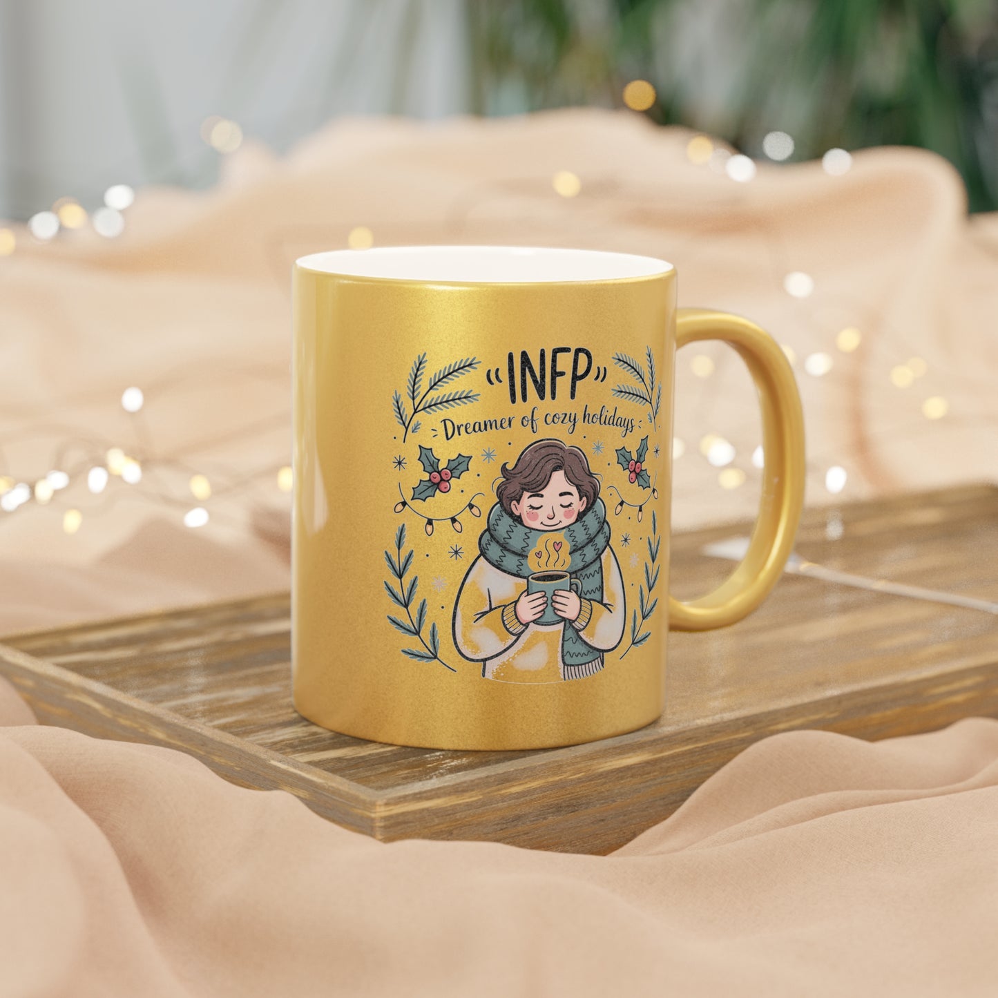 INFP Festive Metallica Holiday Mug - 11oz