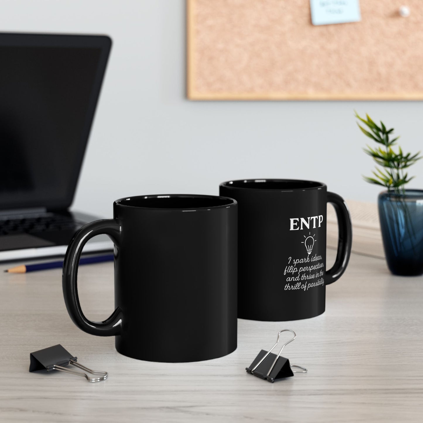 ENTP Black Mug - 11oz