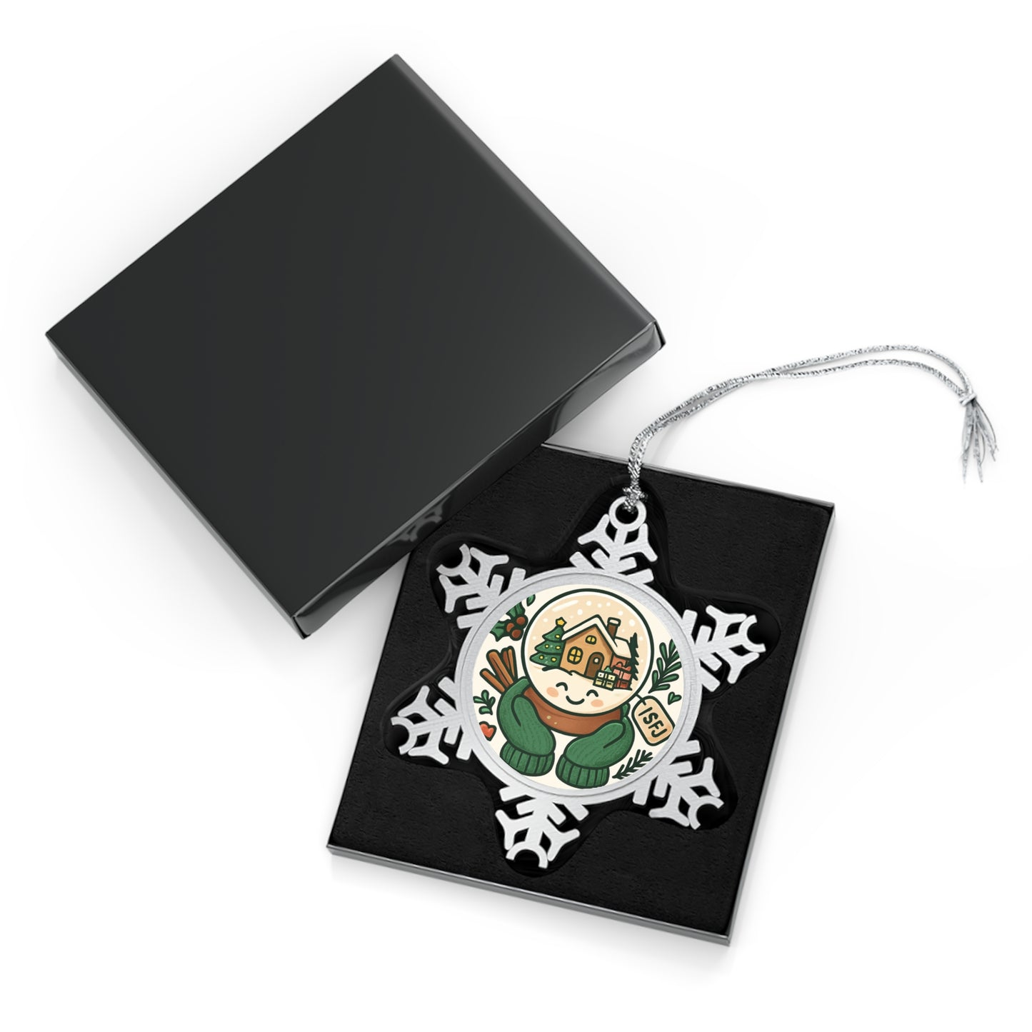 ISFJ Pewter Snowflake Ornament
