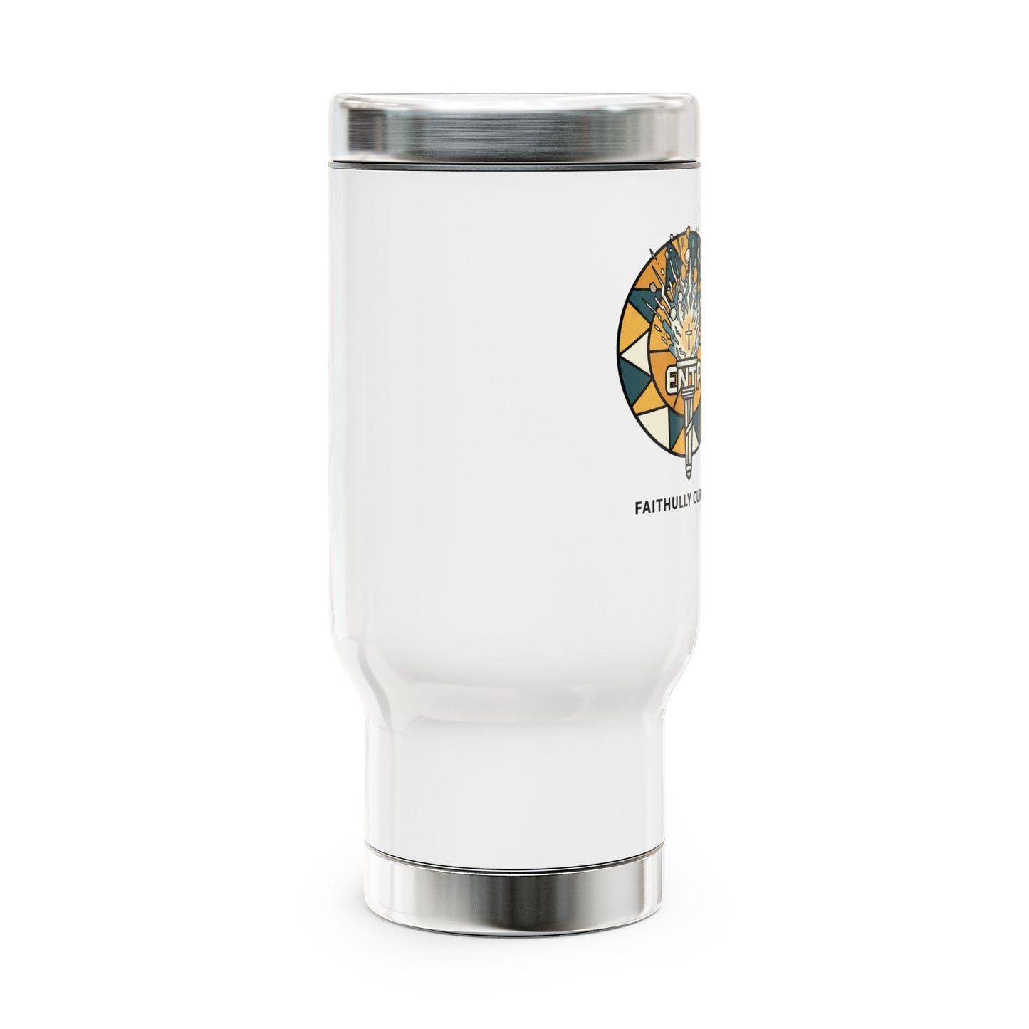 ENTP Faith-Based — Stainless Steel 14oz Travel Mug with Handle