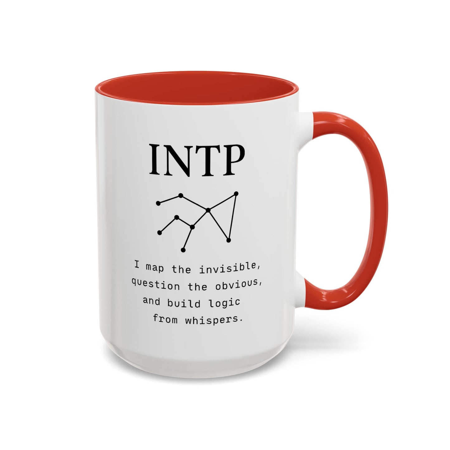 INTP Accent Mug – Guided by Stars, Fueled by Solitude