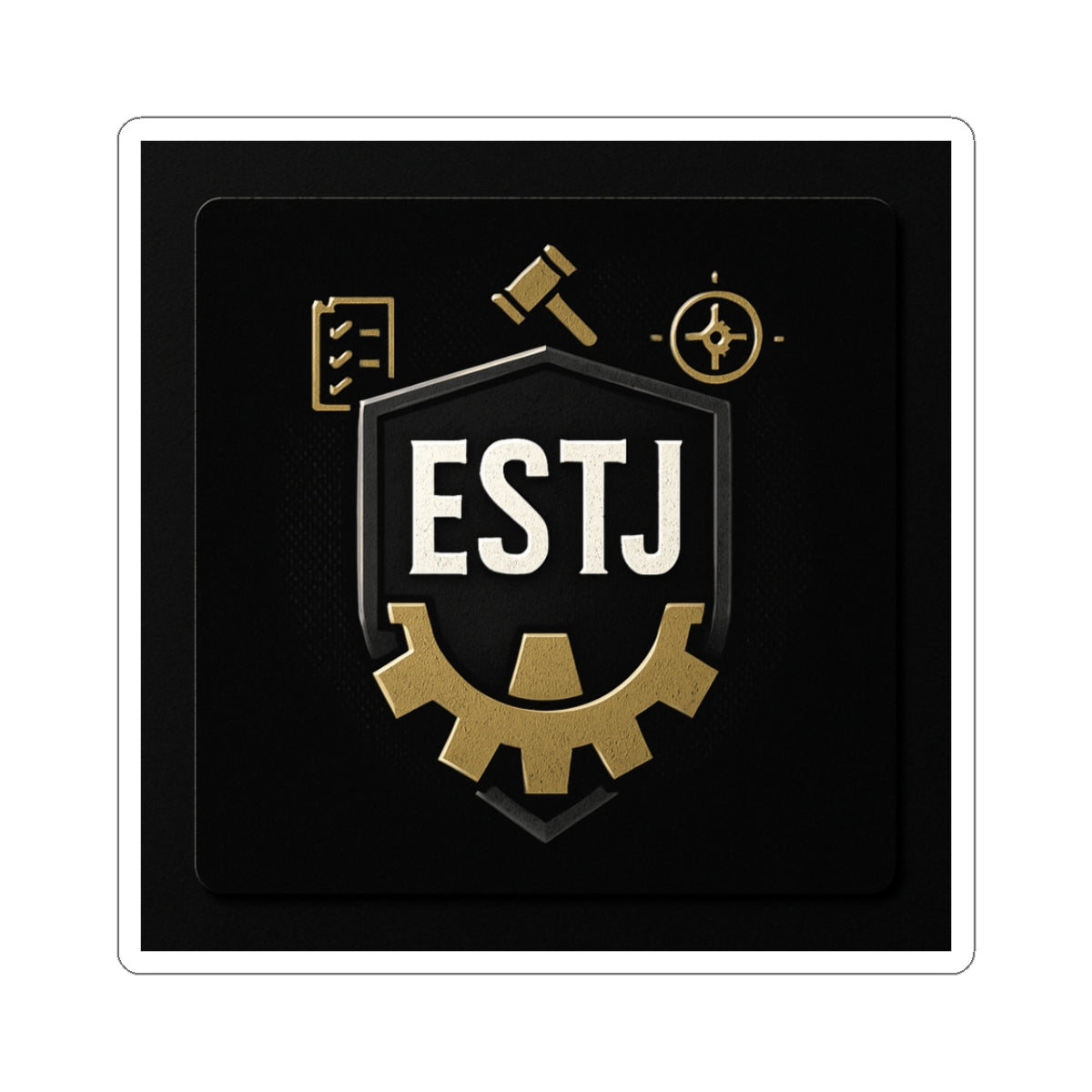 ESTJ Kiss-Cut Sticker