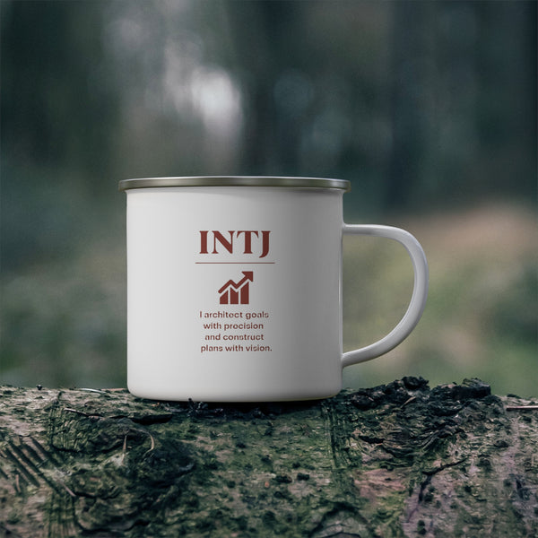 INTJ Enamel Camping Mug - 12oz