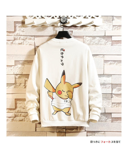 5XL Anime Hoodies Men Black Hooded Japanese Style Cartoon Sweatshirt Mens Hip Hop Brown Causal Hoodiee No Xxxtentacion Loose-0